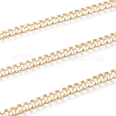 Brass cuban link on sale chain