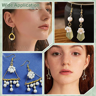 160 шт. французские крючки для сережек из нержавеющей стали 304 STAS-ME0001-53G-1