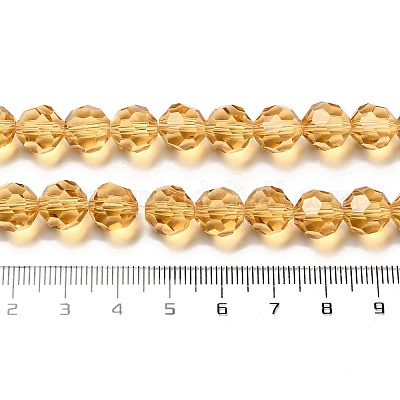 Прозрачные стеклянные бусины EGLA-A035-T10mm-D17-1