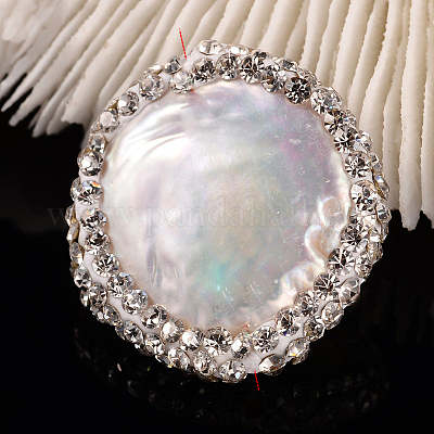 Круглые бусины из натурального культивированного пресноводного жемчуга BSHE-P004-06-1