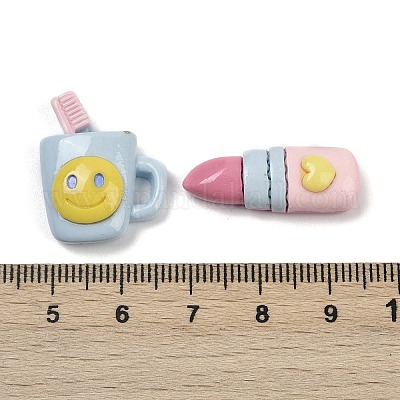 Непрозрачные кабошоны из смолы RESI-K043-18-1