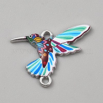 Подвески из алюминиевого сплава с печатным рисунком FIND-CJC0010-127P-02-1