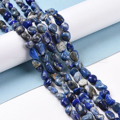 Natürlicher Lapislazuli Perlenstränge&nbsp;G-F575-01F-1
