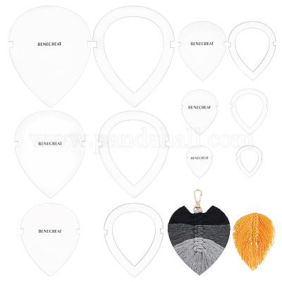 Инструмент для обрезки бахромы из прозрачного акрила TOOL-WH0136-100-1