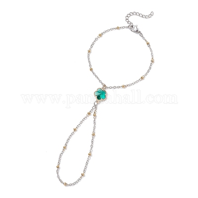 Набор из 3 браслета из цепей из нержавеющей стали 304 BJEW-JB12660-1