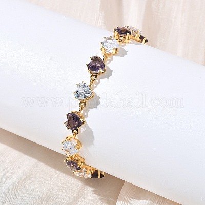 Браслеты из латуни BJEW-D378-05G-1