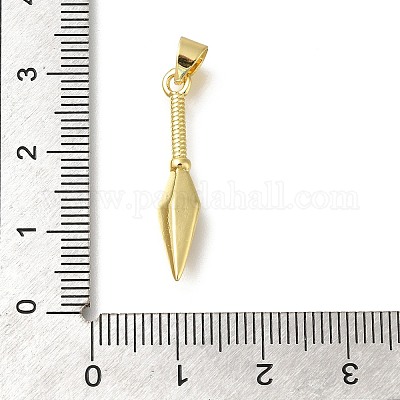 Стойки обшивки латунь микро проложить Циркон подвеску KK-Z086-63G-02-1