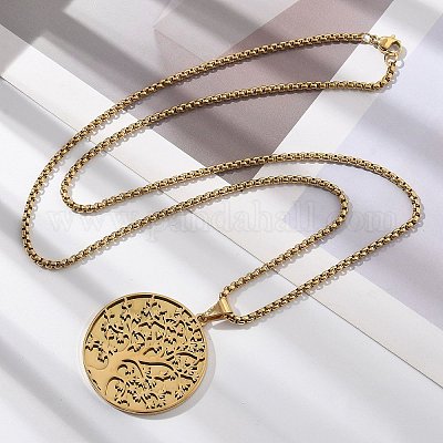 201 подвеска из нержавеющей стали NJEW-Z058-03G-1