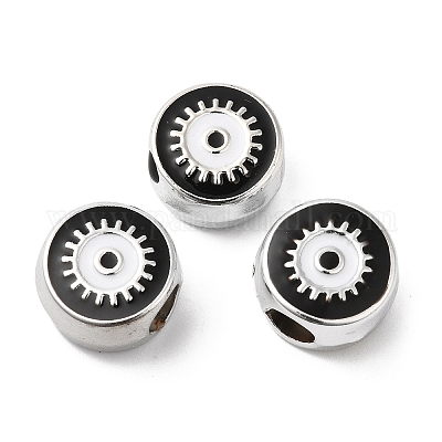 Ccb пластиковые европейские бусины CCB-B001-02C-1