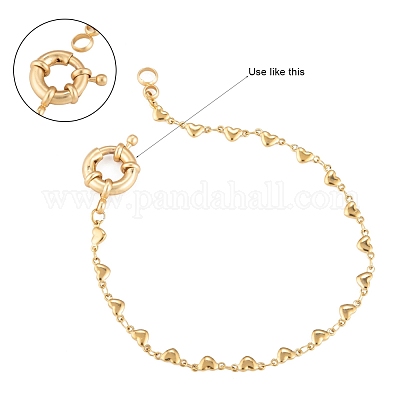 Латунная пружинная застежка X-KK-D399-A-G-NF-1