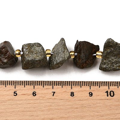 Нити бусин из необработанного натурального пирита G-Z087-A06-1