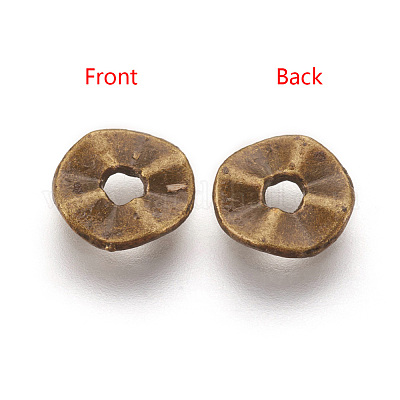 Тибетский стиль волнистые проставки бисер TIBEB-A101871-AB-FF-1