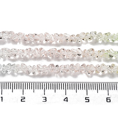 Прозрачные стеклянные бусины GLAA-H023-03P-1