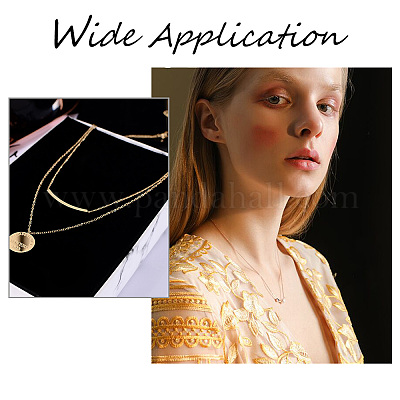 Ожерелье из нержавеющей стали 304 с цепочкой NJEW-UN0001-07-1