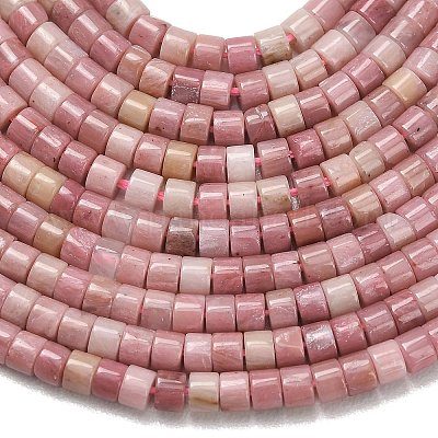 Природные родонит бисер нитей&nbsp;G-P608-A16-01-1