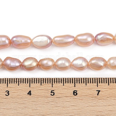 Нити из натурального культивированного пресноводного жемчуга PEAR-P064-20I-05D-1