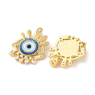 Стойки обшивки латунь микро проложить Циркон подвеску KK-H486-22G-01-1