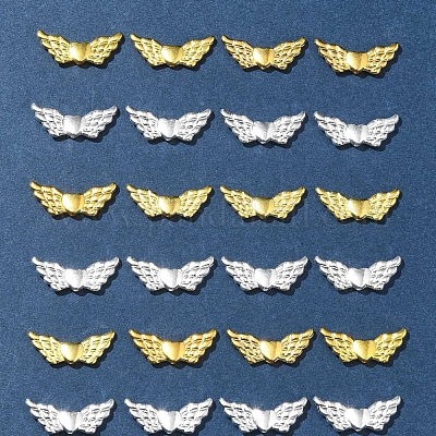 100шт бусины из сплава 2 цветов FIND-FS0002-48-1