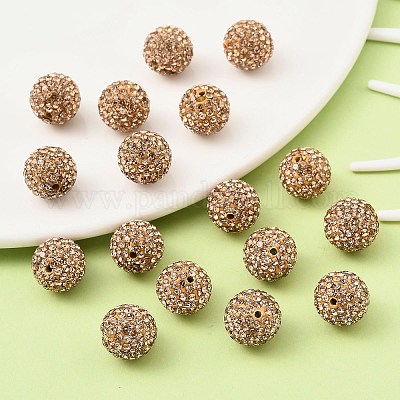 Pave disco бусины&nbsp;LS-RB-Q195-14mm-246-1