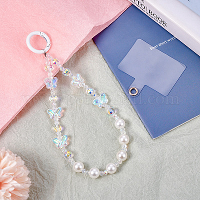 Мобильные ремни из полимерных бусин AJEW-TAC0006-10D-1