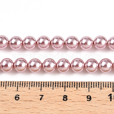 Стеклянные жемчужные бусины HY-G002-01C-14-1