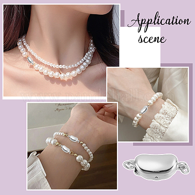 925 застежка из стерлингового серебра STER-GO0001-68B-P-1