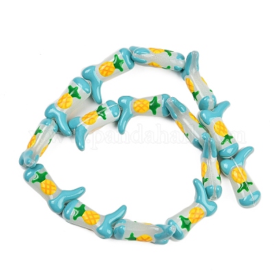 Бусины из стеклянной эмали LAMP-C020-02E-1