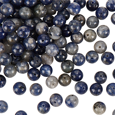 4 нити натуральных содалитовых бусин нити G-OC0004-28-1