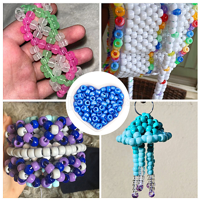 800cs пластиковые перламутровые бусины&nbsp;KY-SP0001-53F-1