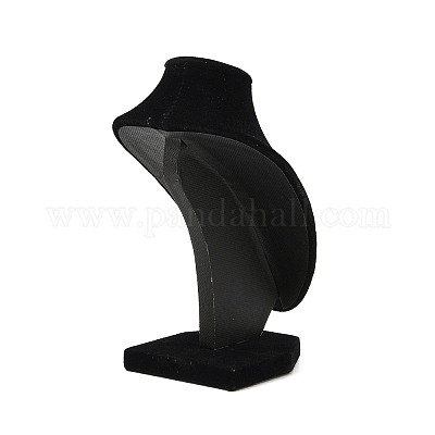 Мдф покрытый вельветом бюст в форме ожерелья витрины ODIS-S015-01A-1