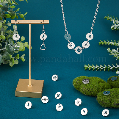 Stainless Steel Double Clover Charm Necklace