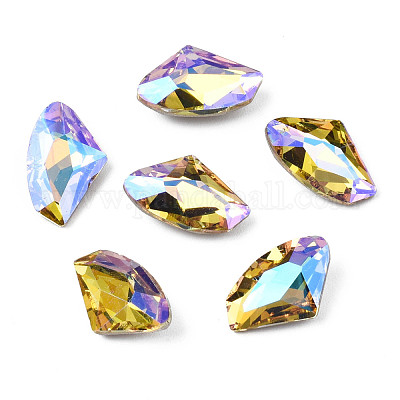 Стеклянные кабошоны со стразами MRMJ-N029-03-11-1