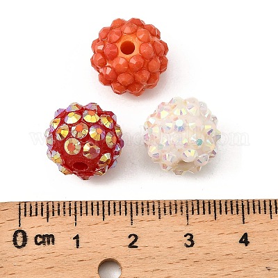 AB-цвет смолы горный хрусталь бисер X-RESI-S315-12x14-M-1