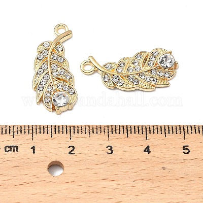 Подвески из сплава и страза&nbsp;FIND-B051-06G-1