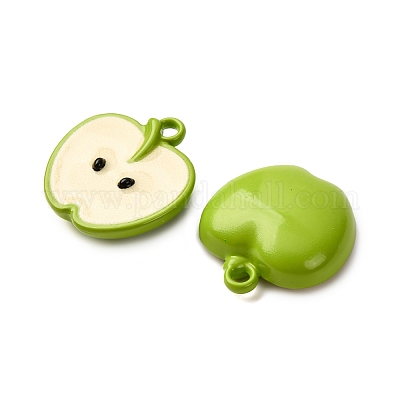 Подвески из сплава краски для выпечки FIND-G097-04G-1