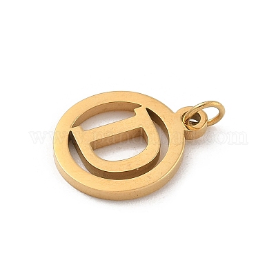 Подвески из нержавеющей стали 304 с соединительным кольцом STAS-R001-02G-D-1