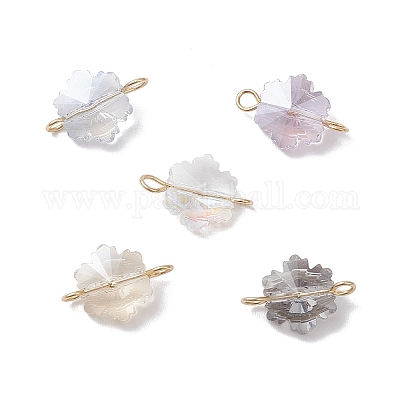 5 шт. 5-цветные подвески-соединители для гальванического стекла PALLOY-JF04337-01-1