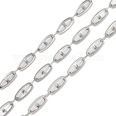 Овальные звенья цепи из нержавеющей стали 304 CHS-K023-07P-1