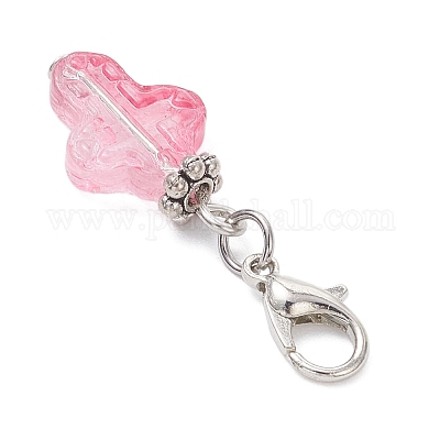 9 шт. стеклянные подвесные украшения HJEW-JM03929-02-1