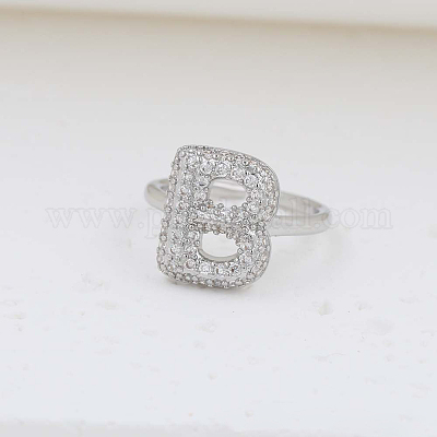 Латунные кольца из манжеты с прозрачным цирконием FS-WG17FF6-02-1