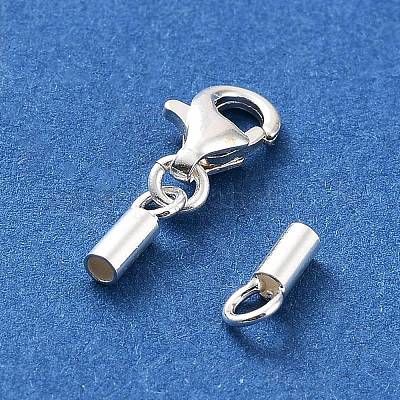 925 стерлингового серебра застежкой омар коготь STER-P055-03B-S-1