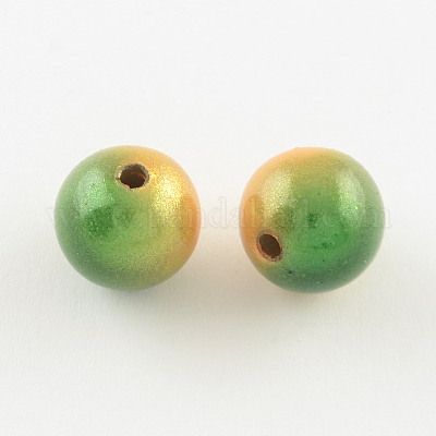 Perles acryliques laquées&nbsp;MACR-Q154-14mm-009-1