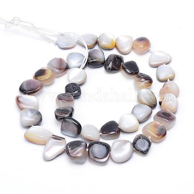 Натуральные морские раковины из бисера пряди SSHEL-S251-02-1