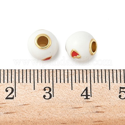 Латунь эмаль бисера KK-C110-33G-01-1