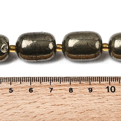 Природного пирита бисер нитей&nbsp;G-Z131-D01-01-1