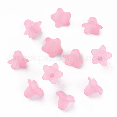 Прозрачные акриловые бусины PLF018-02-1