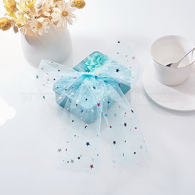 Сетчатые ленты с пайетками и звездами OCOR-P010-F07-1