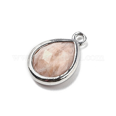 Подвески из натурального солнечного камня с огранкой G-U019-05P-10-1