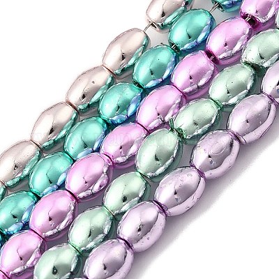 Гальванические нити из синтетических немагнитных гематитовых бусин G-H327-A01-01-1