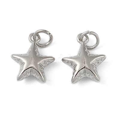 Латунный кулон с прыгающим кольцом KK-O147-01A-P-1